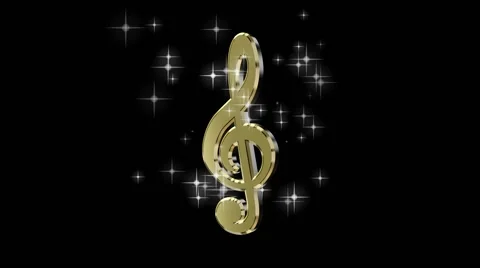 Cutaways in the form of a treble clef Stockbeeldmateriaal 47834352