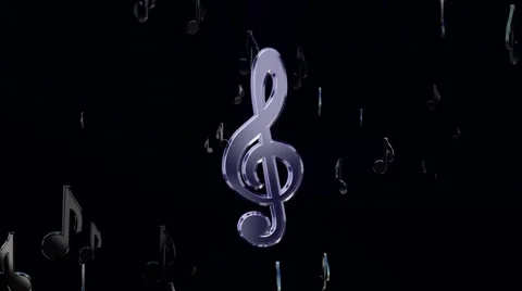 Cutaways in the form of a treble clef Stock Footage 47834448