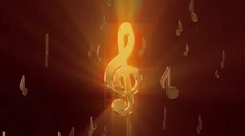 Cutaways in the form of a treble clef Stock Footage 47834459