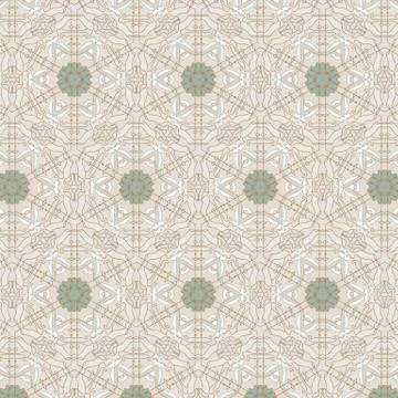 Cute abstract beige feminine pattern Stockillustratie