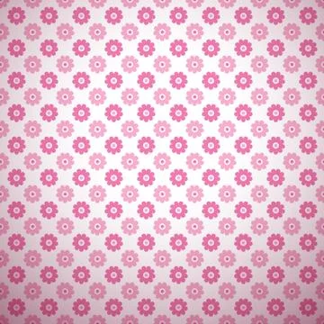 Cute abstract floral bright pattern (tiling). Vector Stock Illustration