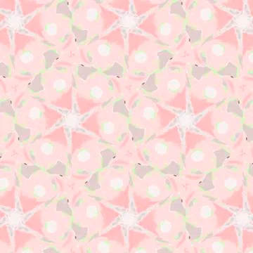 Cute abstract pink feminine pattern textiles Illustrazione stock
