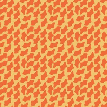 Cute Abstract Spots Seamless Vector Pattern.Simple Irregular Geometric Design Illustrazione stock