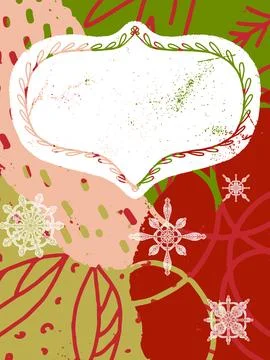 Cute abstract texture Christmas background. Vector Stock Illustration