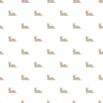 Cute abyssinian cat lying pattern seamless background Stock Illustration