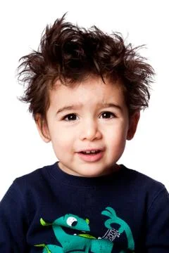 Cute adorable toddler expression Stock Photos