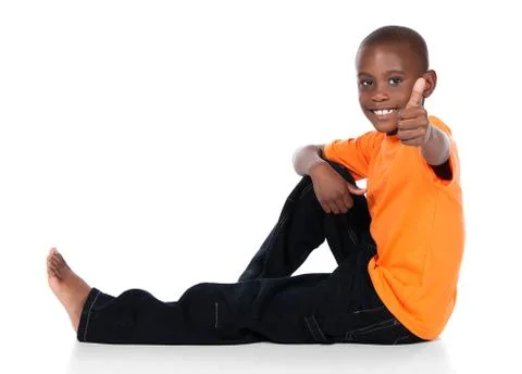 Cute african boy Stock Photos