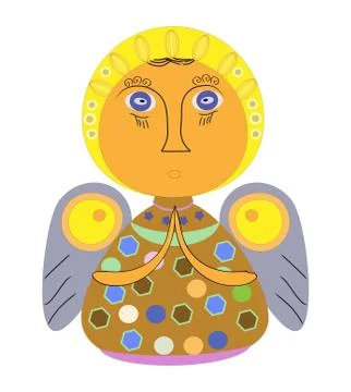 Cute angel  vector Stock Illustration