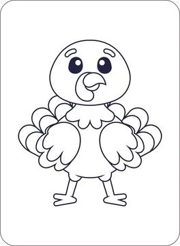 Cute Animals Coloring and Activity Pages for Kids Stock Illustration