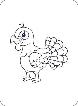 Cute Animals Coloring and Activity Pages for Kids Stock Illustration