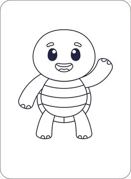 Cute Animals Coloring and Activity Pages for Kids Stock Illustration