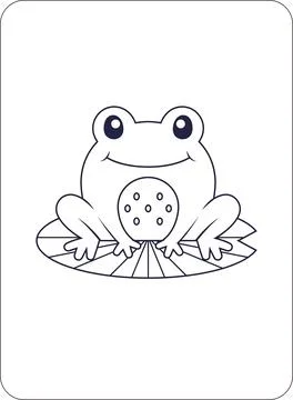 Cute Animals Coloring and Activity Pages for Kids Illustrazione stock