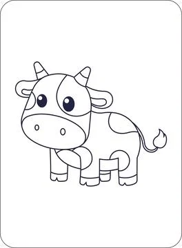 Cute Animals Coloring and Activity Pages for Kids Stock Illustration