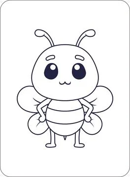Cute Animals Coloring and Activity Pages for Kids Stock Illustration