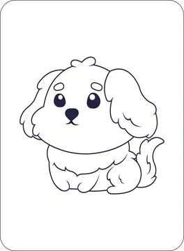 Cute Animals Coloring and Activity Pages for Kids Illustrazione stock