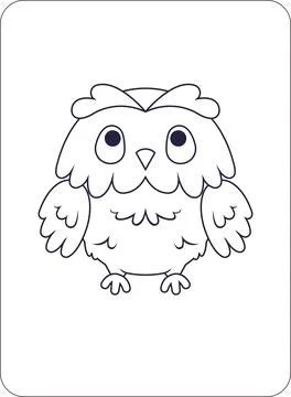 Cute Animals Coloring and Activity Pages for Kids Stock Illustration