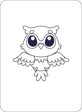 Cute Animals Coloring and Activity Pages for Kids Stock Illustration