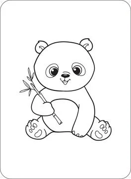 Cute Animals Coloring and Activity Pages for Kids Stock Illustration