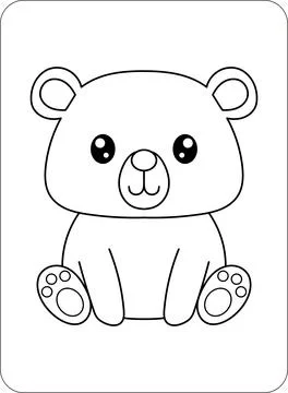 Cute Animals Coloring and Activity Pages for Kids Stock Illustration