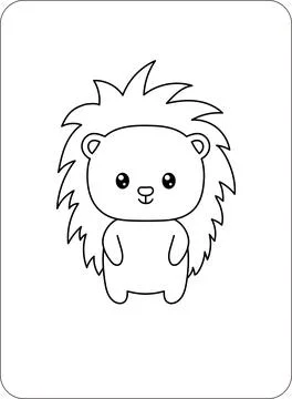 Cute Animals Coloring and Activity Pages for Kids Stock Illustration