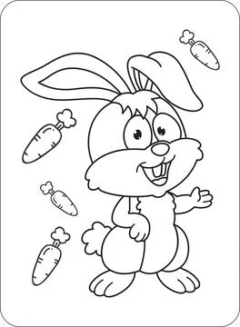 Cute Animals Coloring and Activity Pages Stock Illustration