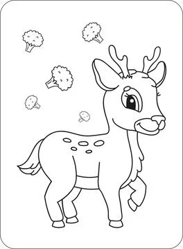 Cute Animals Coloring and Activity Pages Stock Illustration