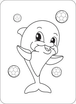 Cute Animals Coloring and Activity Pages Stock Illustration