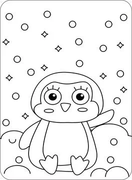 Cute Animals Coloring and Activity Pages Stock-Illustration