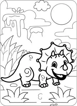 Cute Animals Coloring and Activity Pages Stock Illustration