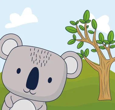 Cute animals design Stock Illustration