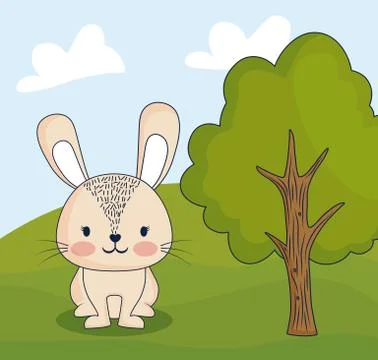 Cute animals design Stock Illustration