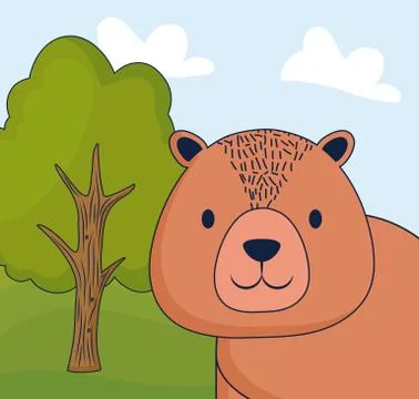 Cute animals design Stock Illustration