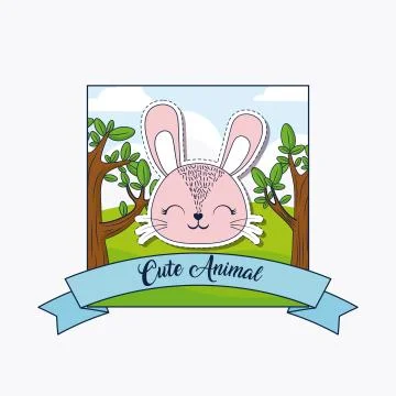 Cute animals design Stock Illustration