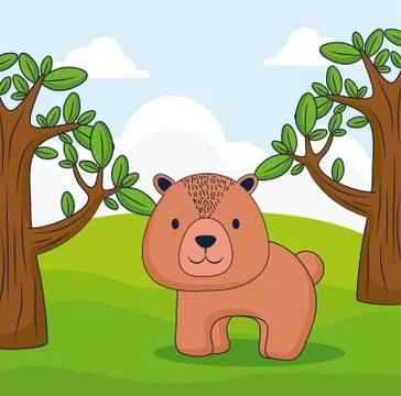 Cute animals design Stock Illustration