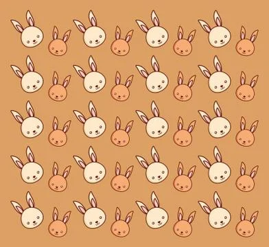 Cute animals design Stock Illustration