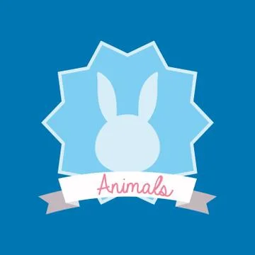 Cute animals design Stock Illustration