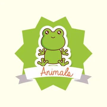 Cute animals design Stock Illustration