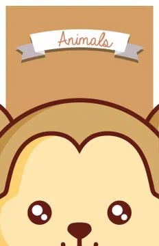 Cute animals design Stock Illustration