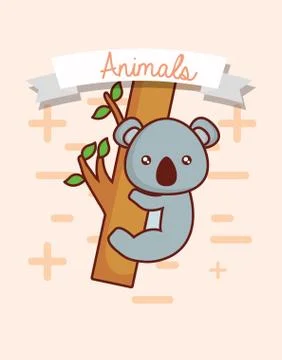 Cute animals design Stock Illustration