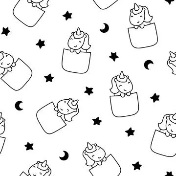 Cute animals in the pocket. Coloring Page. Stock Illustration