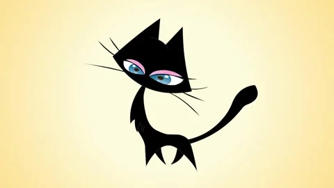 Cat Icon Animation Best Cartoon Object Stock Footage Video (100%  Royalty-free) 1097064499