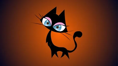 Cat Icon Animation Best Cartoon Object Stock Footage Video (100%  Royalty-free) 1097064499