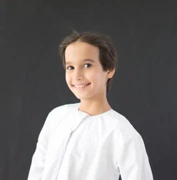 Cute Arabic kid Stock Photos