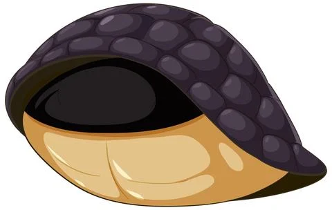 Cute Armadillo Shell Illustration Illustrazione stock