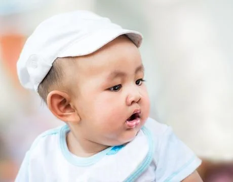 Cute asian boy Stock Photos