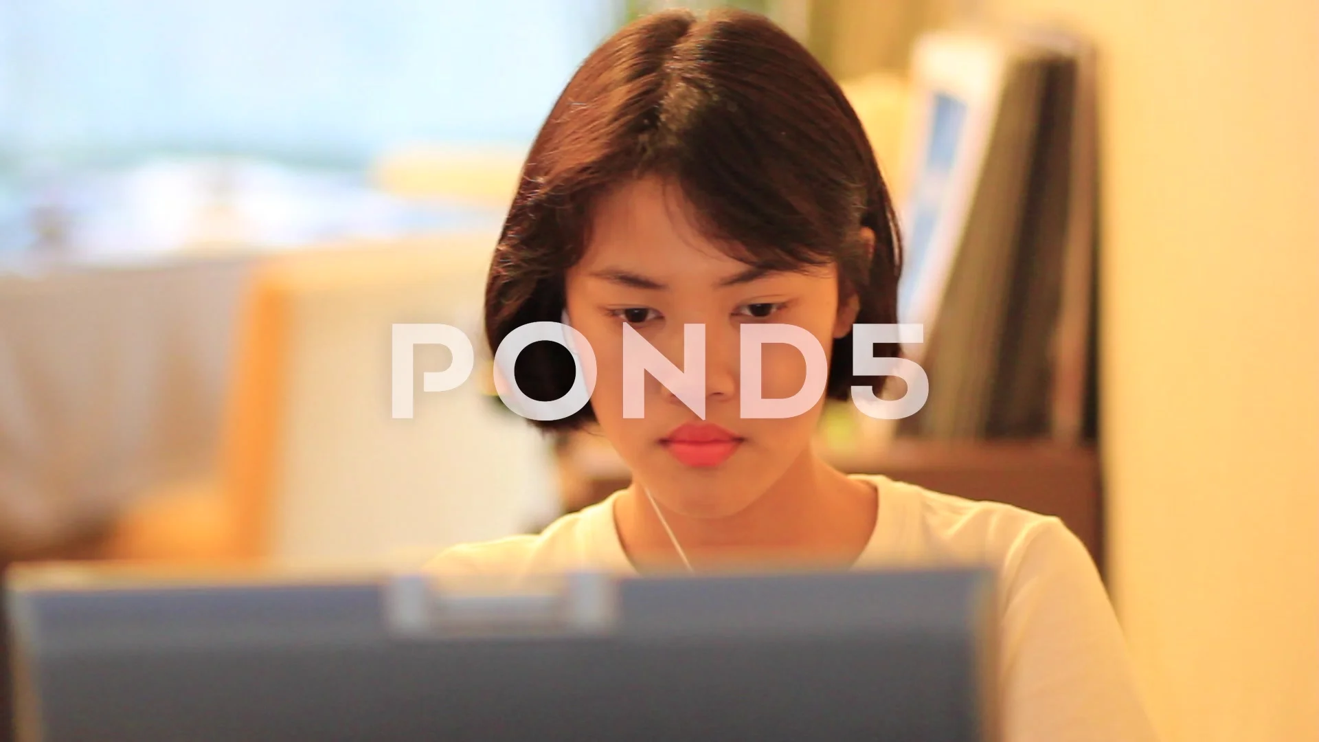 Cute Asian Teen Using Smart Phone With H Stock Video Pond5