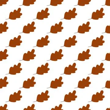 A cute autumn seamless pattern with berries. Acorns, oak, autumn forest Stockillustratie