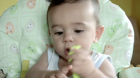 Cute baby boy 库存影片 28341526