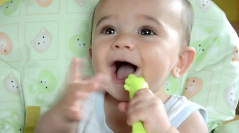 Cute baby boy Video stock 28350176