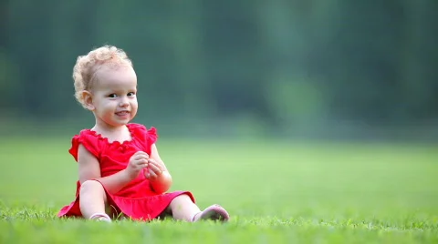 Cute baby Stock Footage